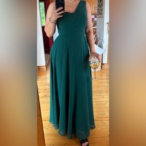 David’s Bridal - One shoulder bridesmaids dress Size 10